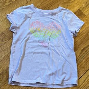 Cat & Jack Light Purple Heart Tee